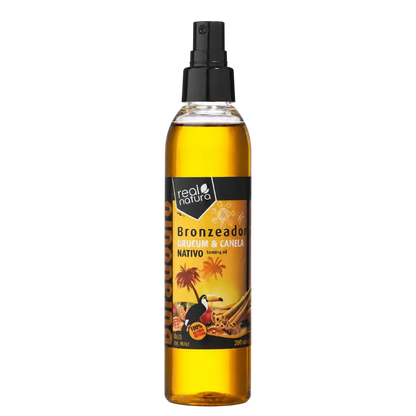 Óleo Bronzeador Urucum e Canela Real Natura 200ml