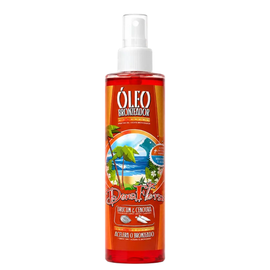 Óleo Bronzeador Dona Flora Urucum e Cenoura 200ml 