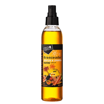 Óleo Bronzeador Urucum e Cenoura Real Natura 200ml