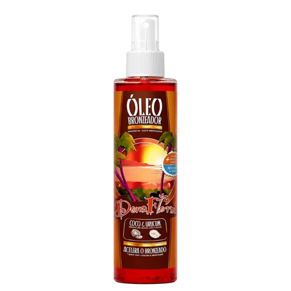 Óleo Bronzeador Dona Flora Coco e Urucum 200ml 