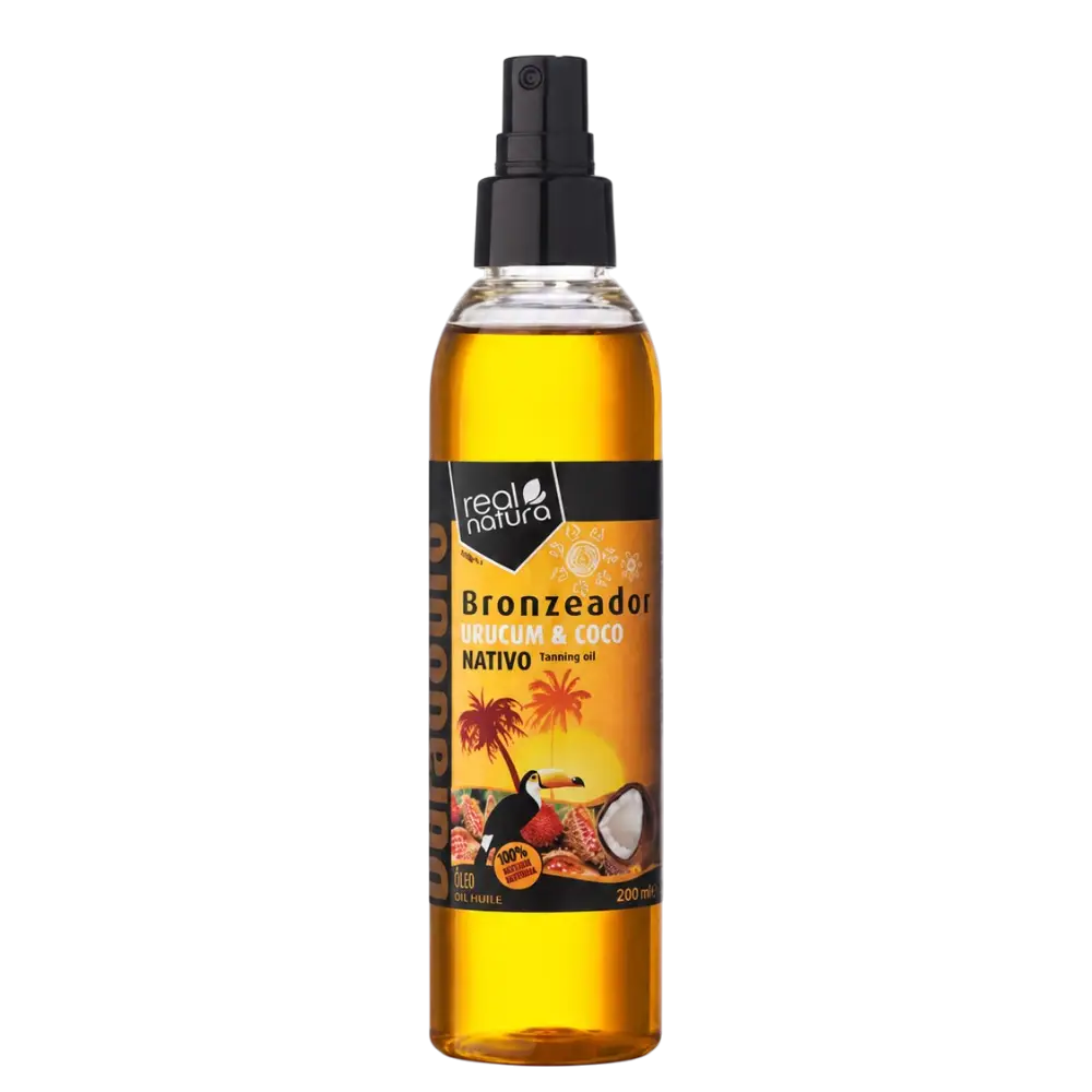 Óleo Bronzeador Urucum e Coco Real Natura 200ml