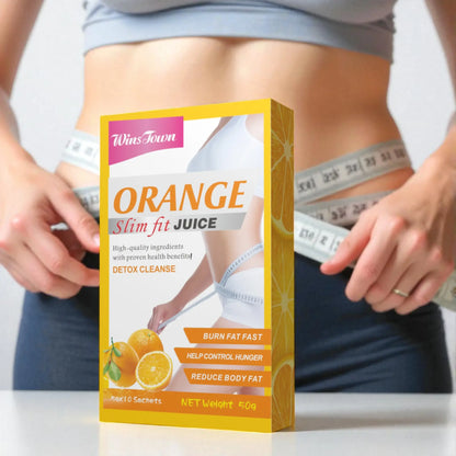 Suplemento em pó com sabor a laranja