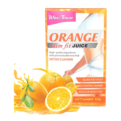 Suplemento em pó com sabor a laranja