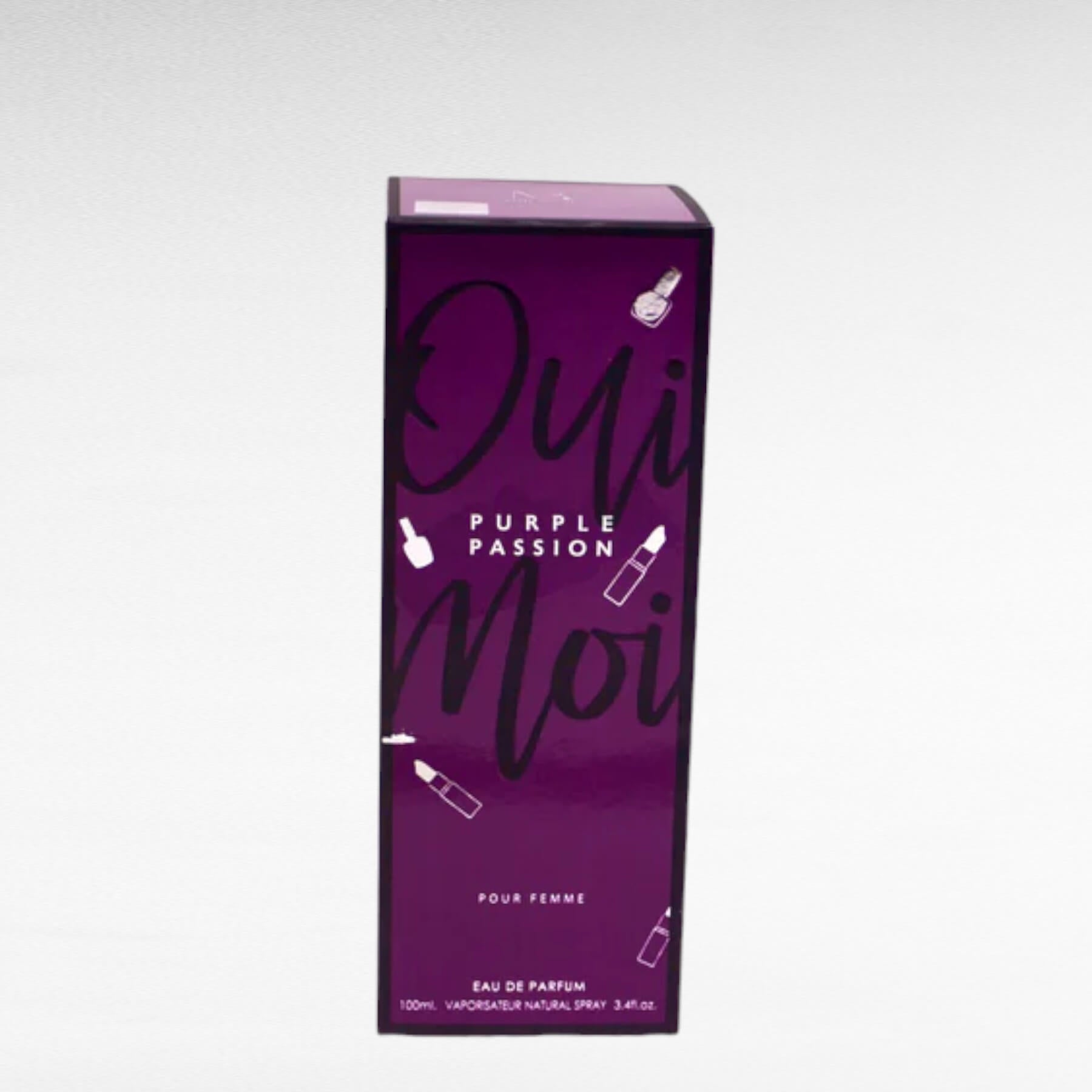 alt=" Perfume 0ui Moi Purple Satin Mirage Feminino - embalagem roxa"