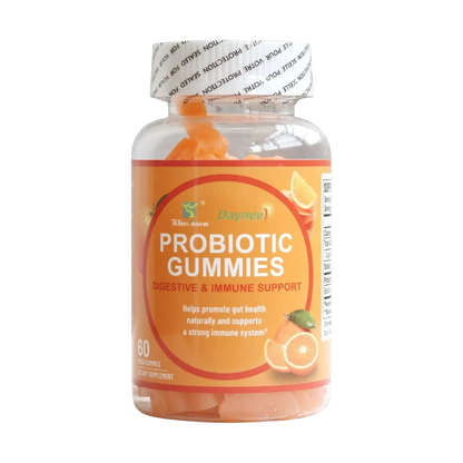 frasco gomas probioticas apoio digestivo sistema imunitario 60 gomas