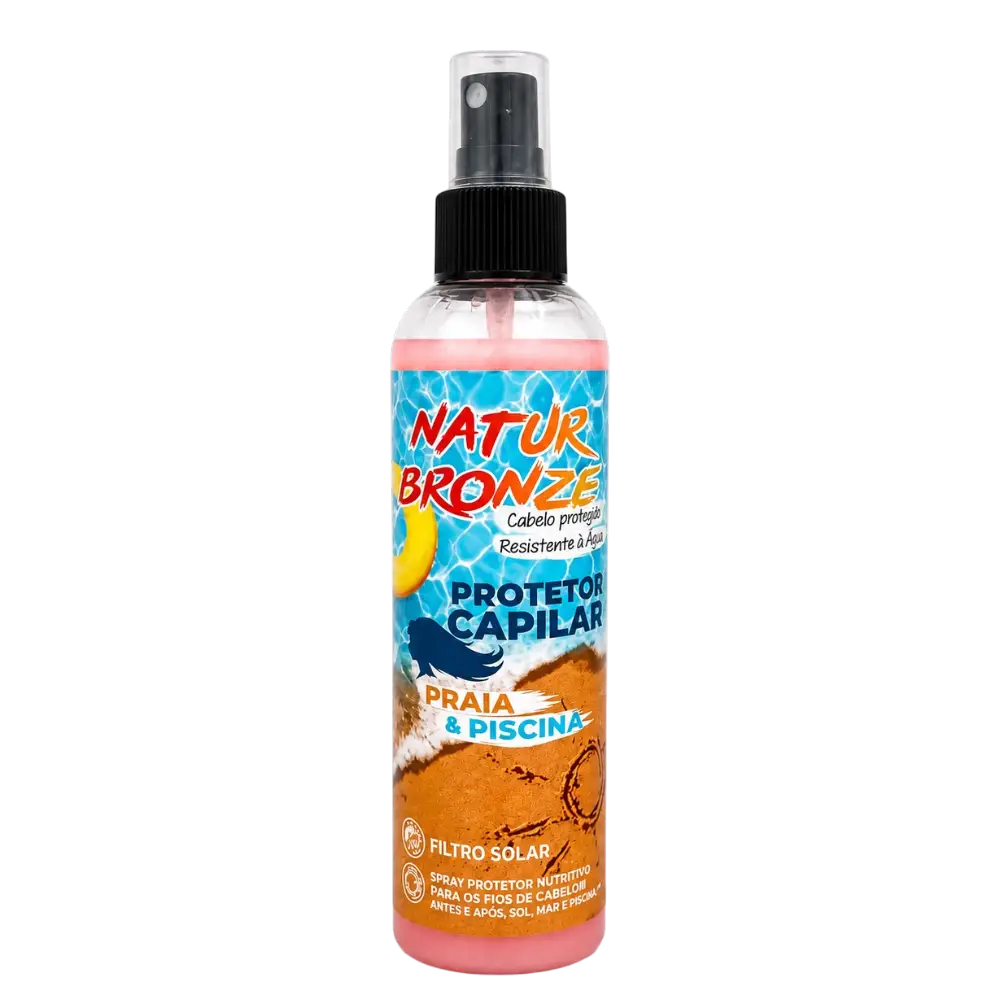 natur bronze protetor capilar praia e piscina 200ml