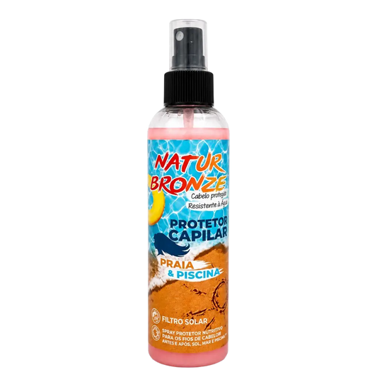 natur bronze protetor capilar praia e piscina 200ml