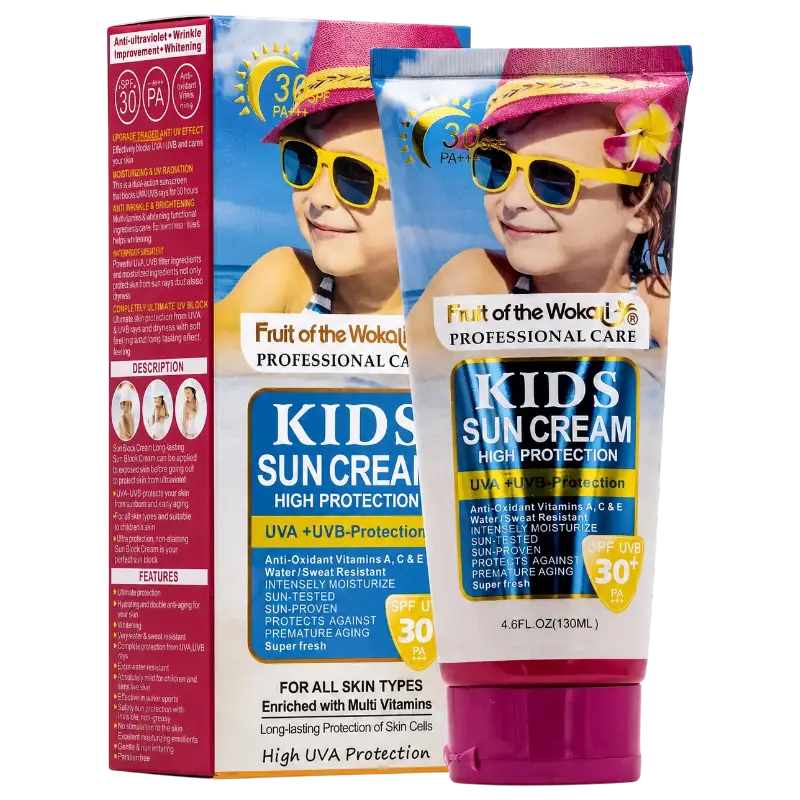 protetor solar infantil spf 30 fruit of the wokali kids