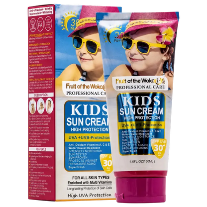 protetor solar infantil spf 30 fruit of the wokali kids
