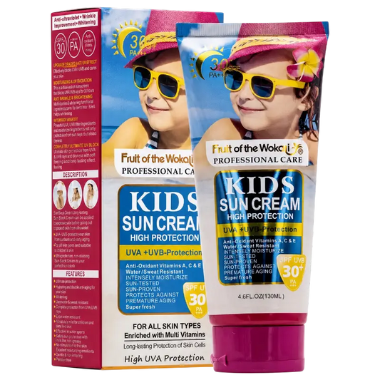 protetor solar infantil spf 30 fruit of the wokali kids