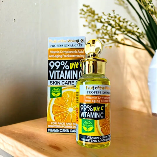 Óleo para rosto e corpo 99% vitamina c - Storettastic