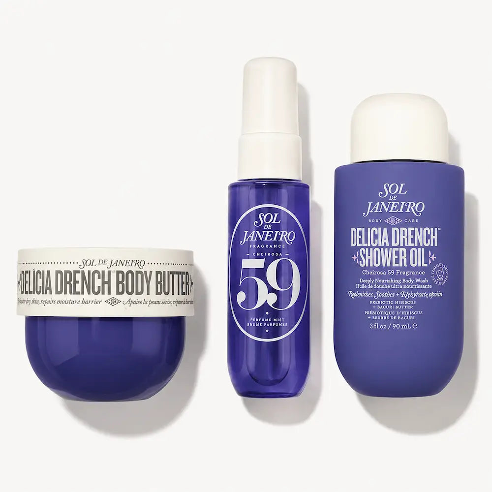 kit viagem sol de janeiro delícia drench roxo