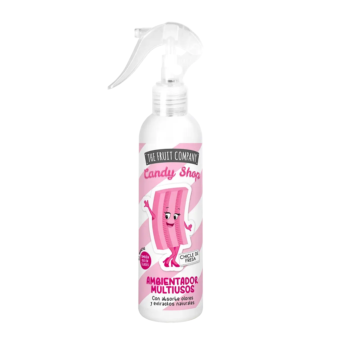 alt="Ambientador em spray Goma de Morango marca The Fruit Company - Ambientador em spray com aroma de goma de morango da marca The Fruit Company"