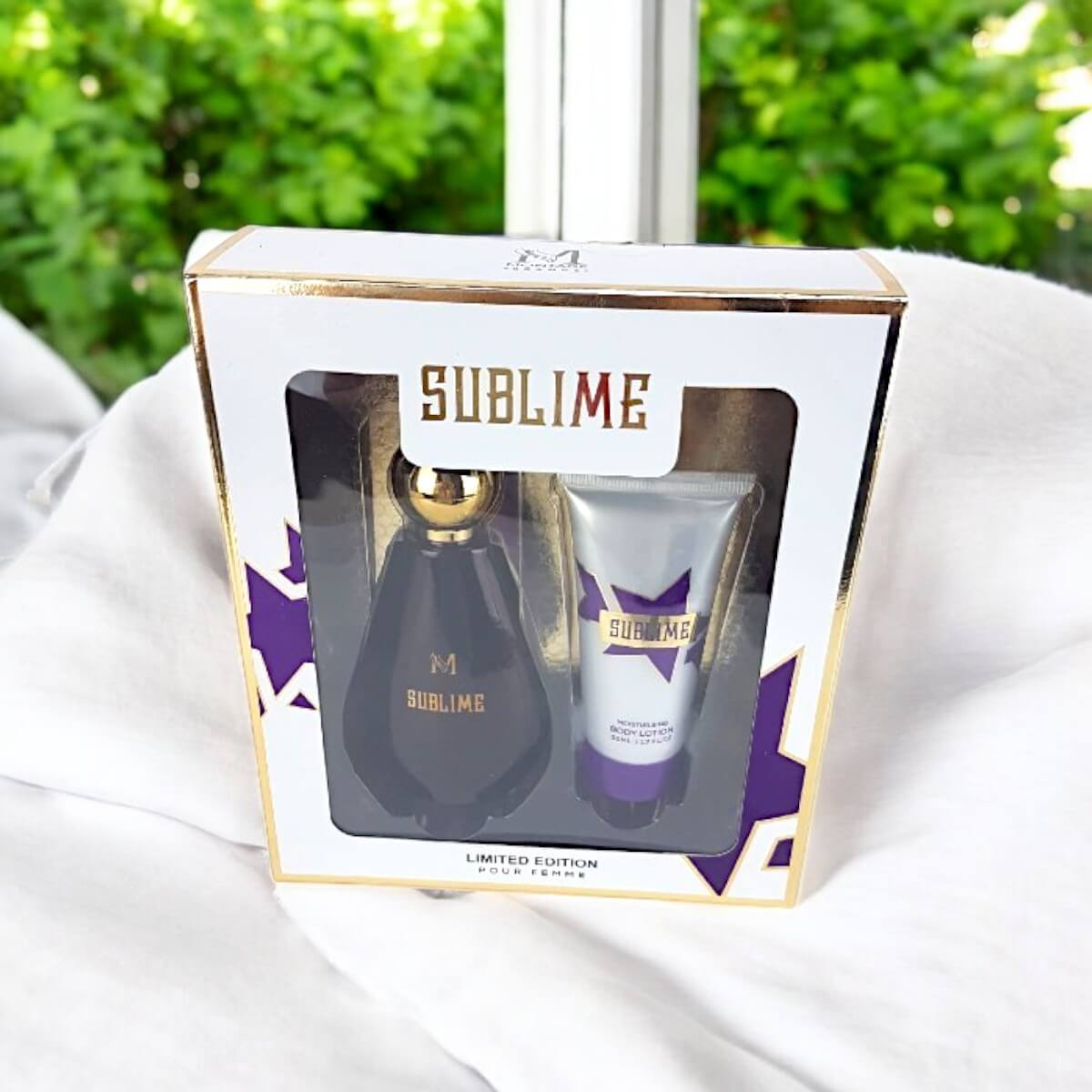 alt="Coffret Sublime - Inspirado no perfume Alien - Thierry Mugler, inclui perfume genérico e loção corporal, ideal como presente especial ou para si."