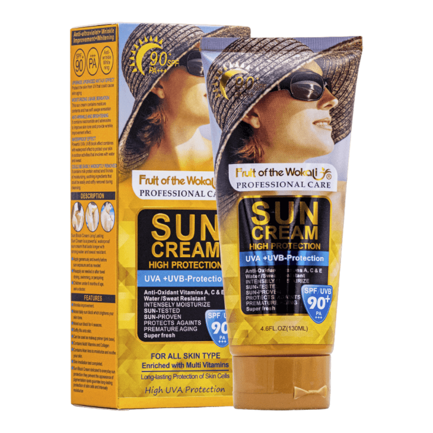 Facial and Body Sunscreen SPF/UVB 90+