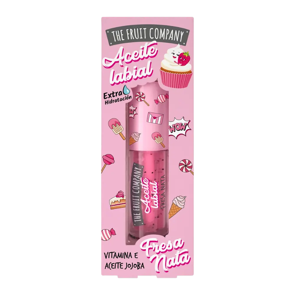 Óleo Labial Morango e Nata The Fruit Company