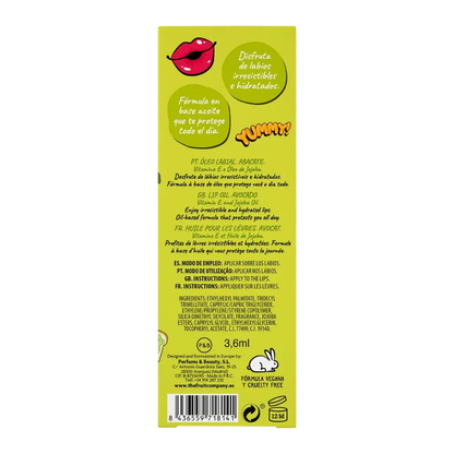 Óleo labial hidratante de abacate The Fruit Company com vitamina E e óleo de jojoba