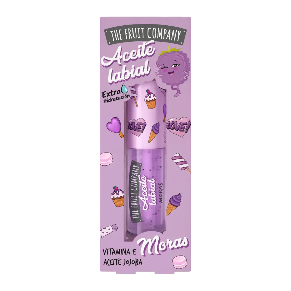 Óleo Labial de Amora The Fruit Company