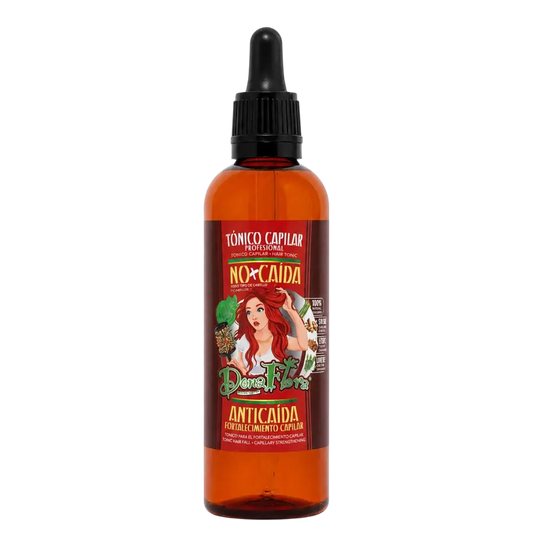 Tónico Capilar Anticaída Dona Flora com Mentol, Gengibre e Alecrim 100ml
