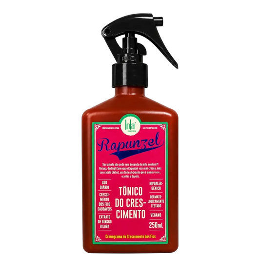 tónico do crescimento rapunzel lola cosmetics 250ml